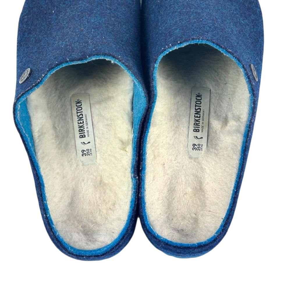 BIRKENSTOCK KAPRUN RIVET FELTED DOUBLEFACE WOOL SLIP ON MULE CLOG SLIPPER RARE - Picture 6 of 14